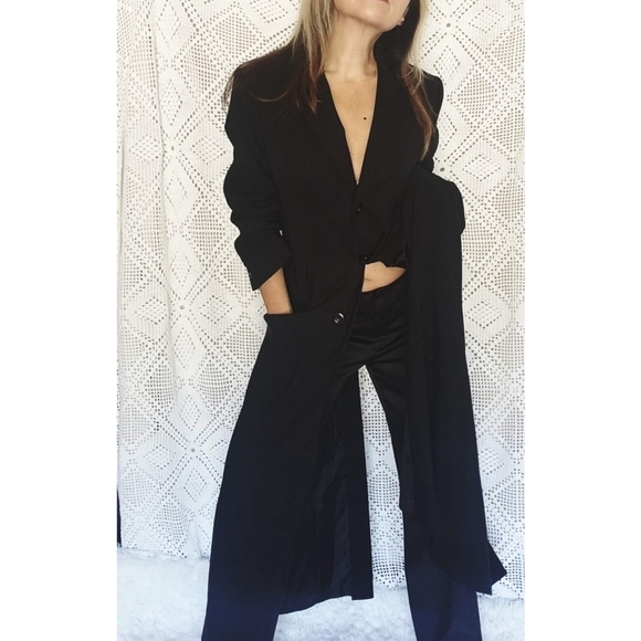 UTEX DESIGN Long Duster Overcoat - Picture 4 of 4